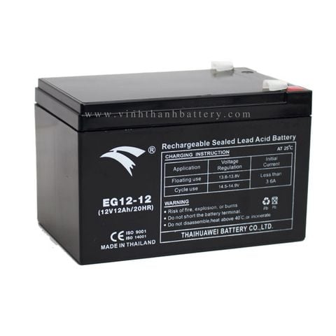 Bình ắc quy cho bộ lưu điện UPS EAGLE EG12-12 12V-12AH (HÀNG NGOẠI NHẬP)