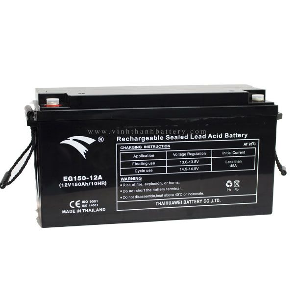 Bình ắc quy cho bộ lưu điện UPS EAGLE EG150-12/A 12V-150AH (HÀNG NGOẠI NHẬP)
