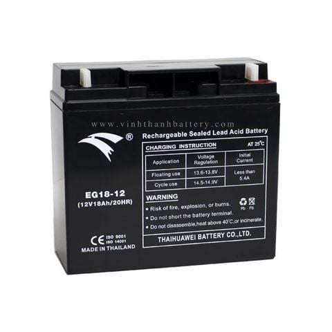 Bình ắc quy cho bộ lưu điện UPS EAGLE EG18-12 12V-18AH (HÀNG NGOẠI NHẬP)