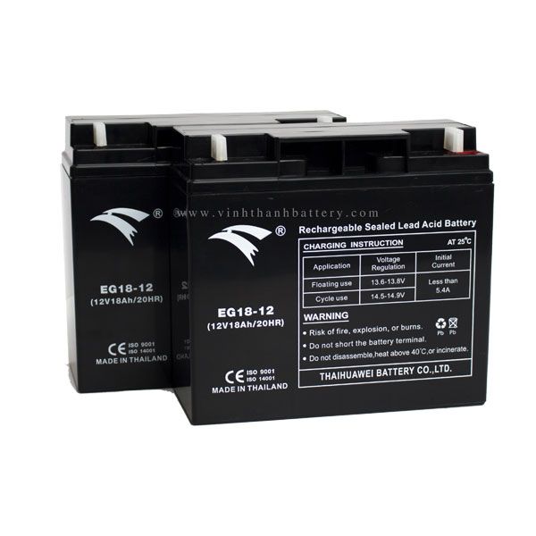 Bình ắc quy cho bộ lưu điện UPS EAGLE EG18-12 12V-18AH (HÀNG NGOẠI NHẬP)