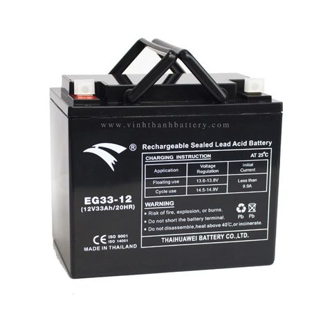 Bình ắc quy cho bộ lưu điện UPS EAGLE EG33-12 12V-33AH (HÀNG NGOẠI NHẬP)