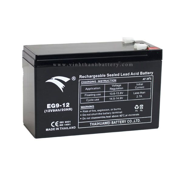 Bình ắc quy cho bộ lưu điện UPS EAGLE EG9-12 12V-9AH (HÀNG NGOẠI NHẬP)