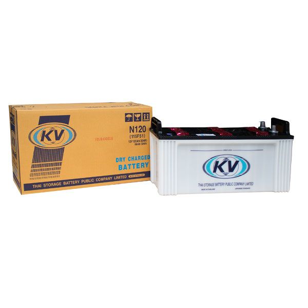 Bình ắc quy Ô tô KV N120 12V-120AH (HÀNG NHẬP KHẨU)
