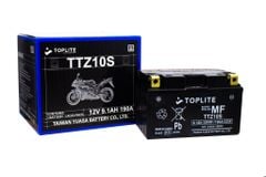Ắc Quy Moto PKL Toplite TTZ10S 12V-8.6Ah (HÀNG NGOẠI NHẬP)