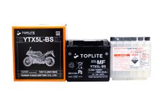 Ắc quy Toplite YTX5L-BS 12V-5AH (HÀNG NGOẠI NHẬP)