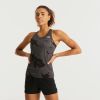  Áo Singlet Nữ Pressio Elite - CAM/BLK 