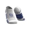  Tất Thể Thao Compressport - No Show Socks - WHITE/BLUE 