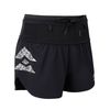  Quần Short Chạy Bộ Nữ T8 - Black/White 