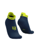  Tất thể thao Compressport - Pro Racing Socks v4.0 Run Low - DRESS BLUES/GREEN SHEEN 