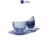  Bộ bàn ăn 12 D7012BB Duralex -  Beau Rigave xanh marine Thủy tinh cường lực cao cấp Pháp 