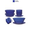  Bộ bàn ăn 20 món D7020LF Duralex - Lys Xanh saphir Thủy tinh cường lực cao cấp Pháp 
