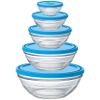 Hộp thực phẩm tròn Freshbox xanh Blue 5 size