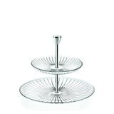  Dĩa 2 tầng pha lê Ý RCR Sunbeam 260mm 