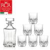  Bộ bình vuông và 6 ly thấp pha lê Ý RCR Adagio 750ml - 350ml 