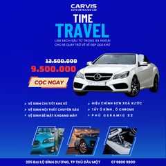 Time Travel – Dịch Vụ Làm Sạch Xe Toàn Diện Đón Tết Cùng SGCB Auto Detailing Việt Nam