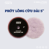  Phớt Lông Cừu Dài 5 Inch Màu Tím Đánh Bóng SGCB SGGA162 