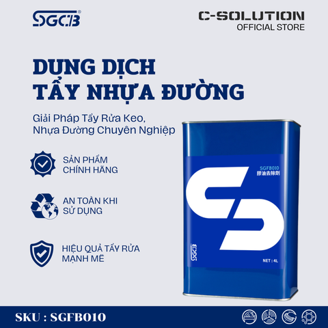 DUNG DỊCH TẨY NHỰA ĐƯỜNG 4000ML - SGFB010
