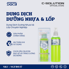 DUNG DỊCH DƯỠNG NHỰA, DƯỠNG LỐP 120ML - SGFB037