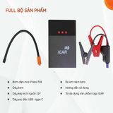  Bơm Lốp Xe Ô Tô Kiêm Kích Bình ICAR P68 Đa Năng 
