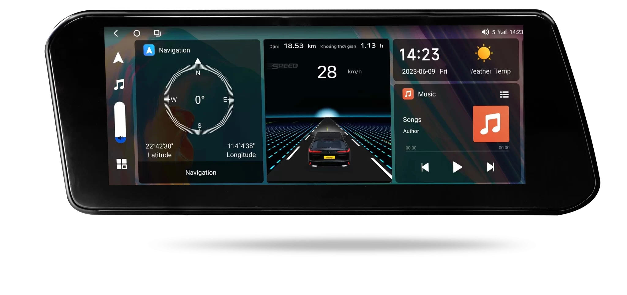  Màn hình Android ô tô Bravigo BLUX MAZDA 3 NEW 