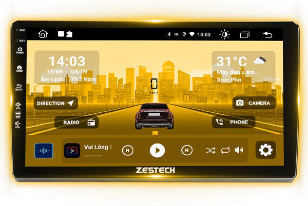  Màn hình xe hơi Android Zestech Z800+ bản nâng cấp 2022 