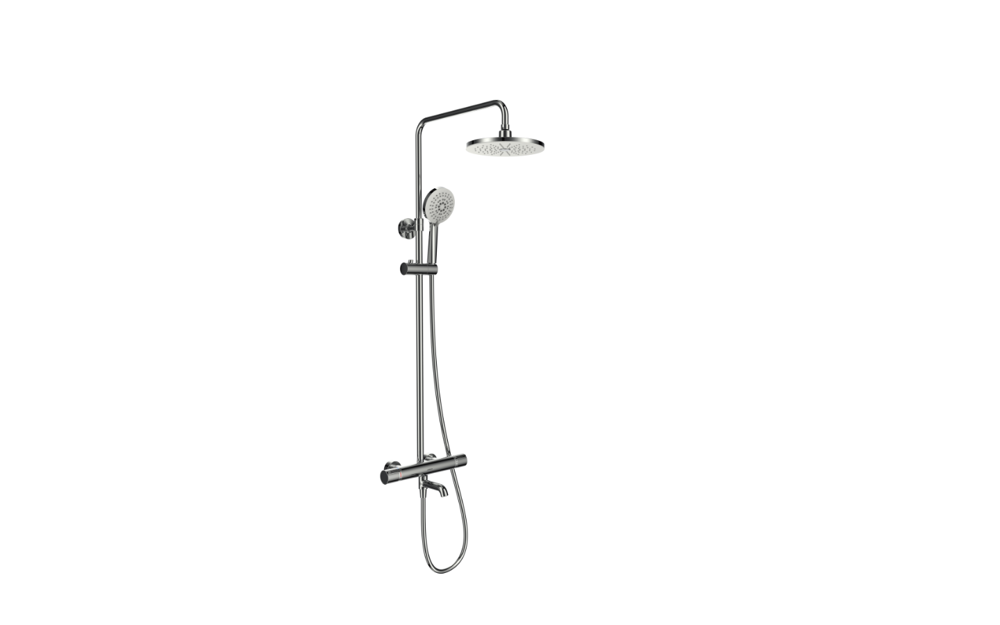  Thermostatic shower column with automatic descaling 26140-533/1B-I011 