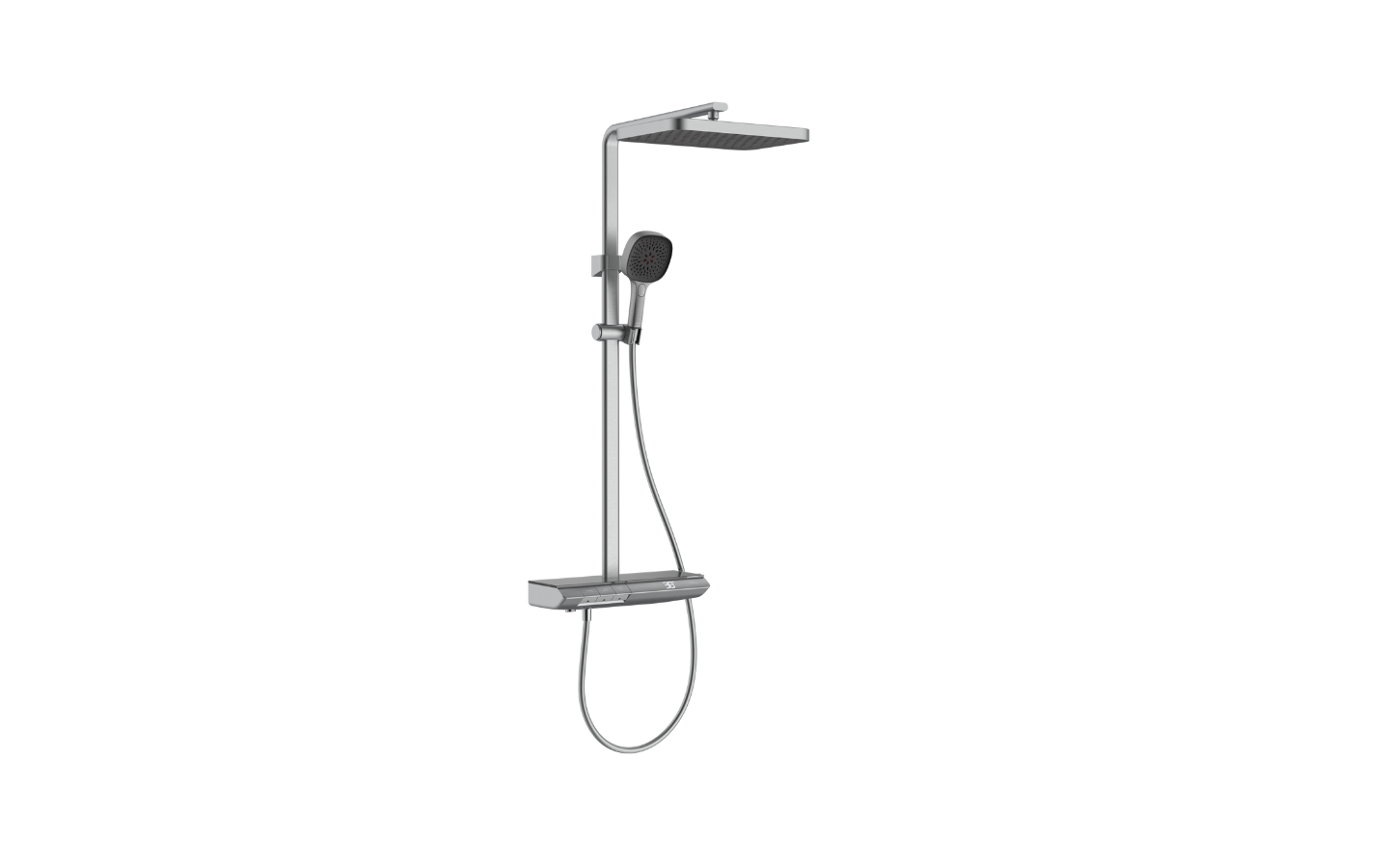  Smart shower column with automatic scale removal, piano-key style 36603-724/HBS-I011 