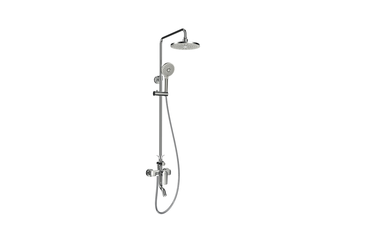  Shower column with descaling 36631-576/1B-I011 