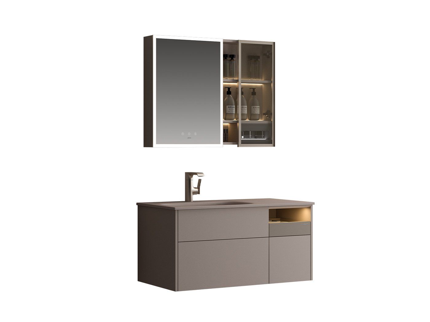  Wall-mounted vanity cabinet A2471-16BL-1 