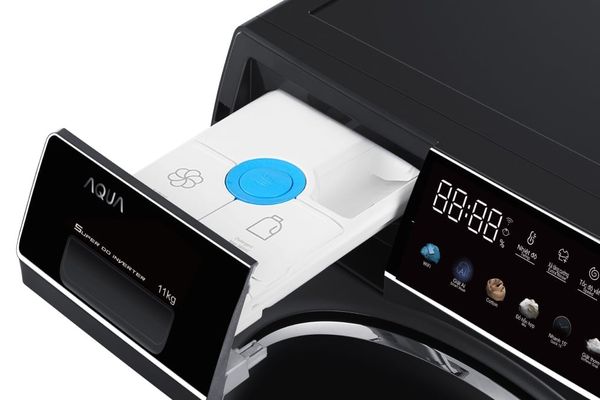 Máy giặt sấy Aqua DH1300J.PS cửa trước 13kg giặt, 8 kg sấy