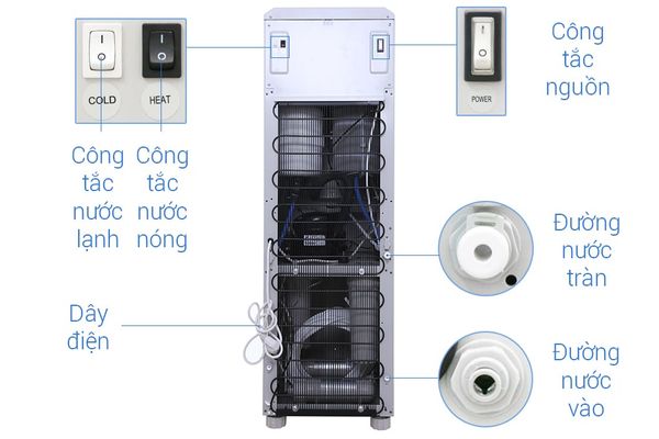 Máy lọc nước RO nóng nguội lạnh AOSmith ADR75-V-ET-1 5 lõi