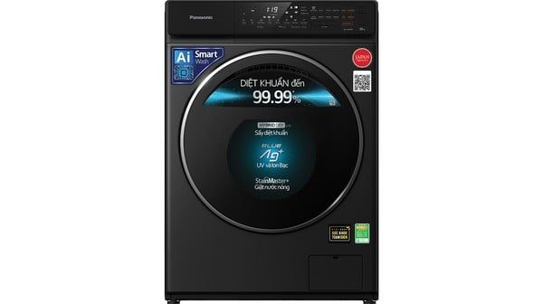 Máy giặt 9kg cửa trước lồng ngang sấy 2kg Panasonic NA-V90FR1BVT