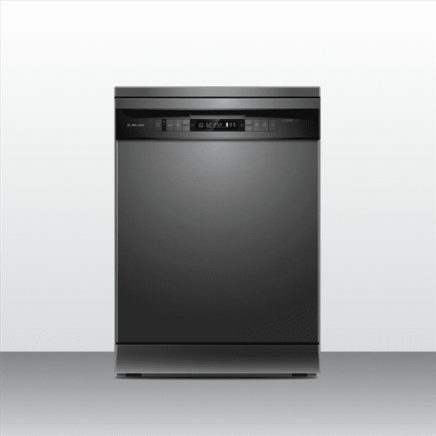 Máy rửa bát Malloca WQP12-7635BS đứng độc lập 15 bộ 8 chương trình rửa