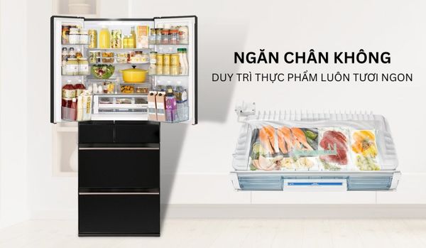 Tủ lạnh Hitachi Inverter 540 lít R-HW540RVX K