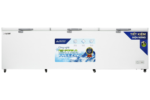 Tủ Đông Funiki Hòa Phát HPF AD61190.1 Dàn Đồng 3 Cánh 1190 Lít