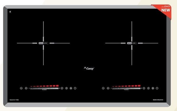 Bếp từ Canzy CZ-T78UE kính Ceramic 2 vùng nấu Inverter