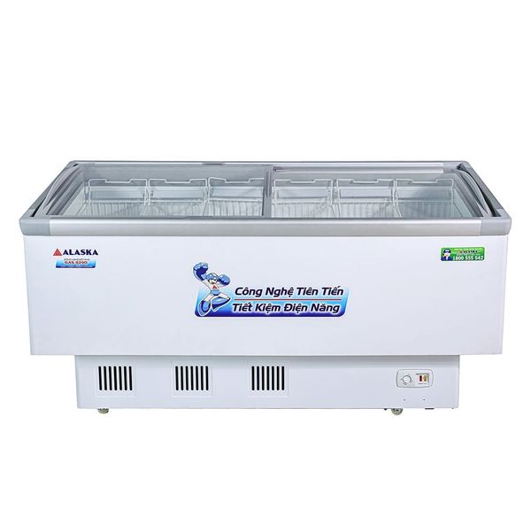 Tủ đông Alaska 400 lít KN-400 mặt kính cong