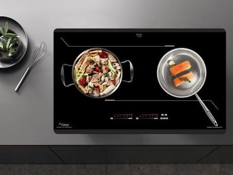 Bếp từ Canzy CZ 9979 GRH kính Schott Ceran Inverter