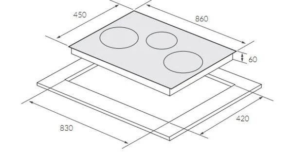 Bếp từ Eurosun EU-T386Max kính Schott Ceran 3 vùng nấu Inverter