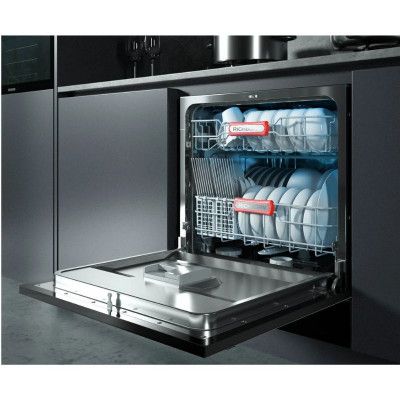 Máy rửa bát Eurosun SMK82EU88G dung tích chứa 16 bộ bát đĩa tích hợp 12 chương trình rửa