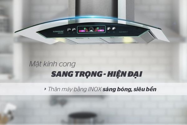 Máy hút mùi Sunhouse MAMA MMB6707-70 kính cong