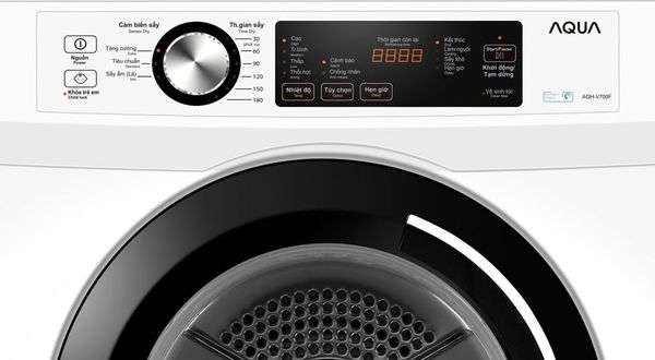 Máy sấy thông hơi Aqua 7Kg AQH-V700F.W