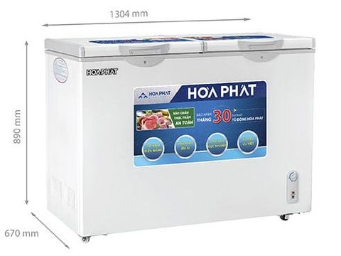 Tủ đông Hòa Phát 1 ngăn 2 cánh HCF 666S1N2 / HPF AN6352