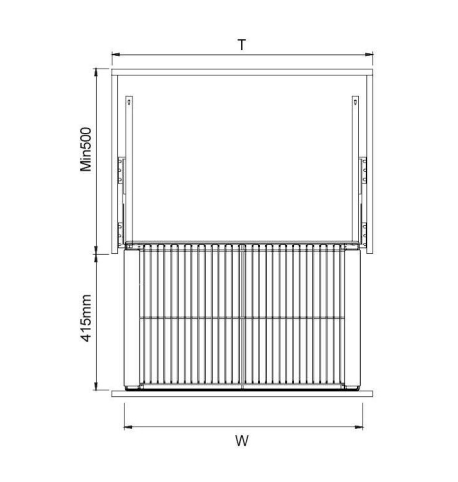 Giá bát đĩa xoong nồi Faster FS DB90D304