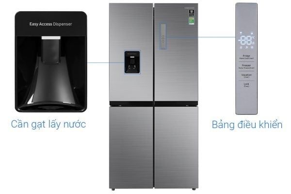 Tủ lạnh Samsung Multidoor Inverter 488L RF48A4010M9/S
