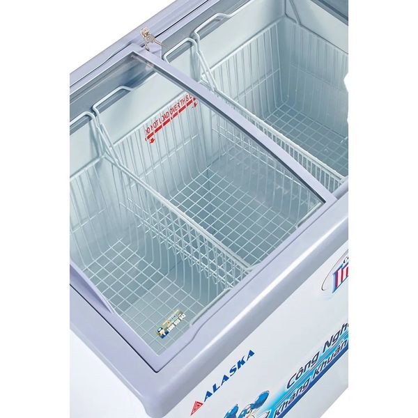 Tủ Đông Alaska Kính Cong 210 lít Inverter KC-210CI