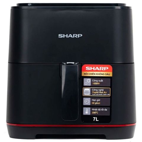 Nồi chiên không dầu Sharp KF-AF70EV-BK 7 lít