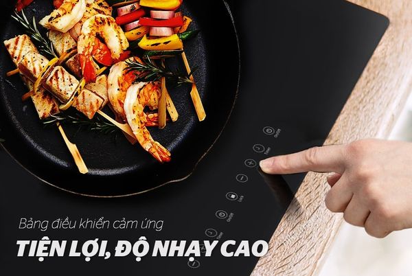 Bếp điện từ đôi Sunhouse SHB8100 kính Ceramic