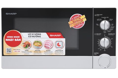 Lò vi sóng Sharp có nướng 1000 W R-G302VN-S