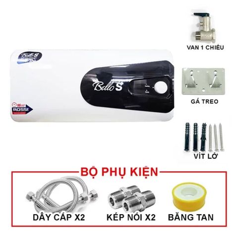 Bình nóng lạnh Rossi Bello S+ 20SL 2500w